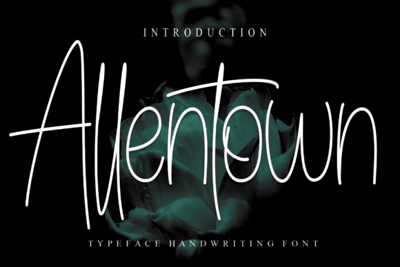 Allentown Font: Elegant Script Handwritten Typeface for Designers