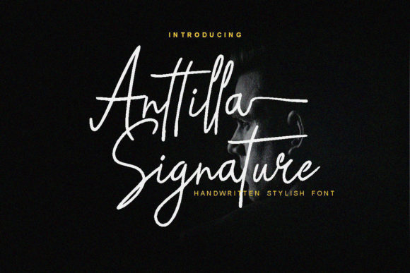 Anttilla Signature Font for Elegant Handmade Branding