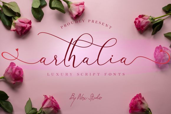 Arthalia: A Dazzling Script Font for Elegant Brand Identity