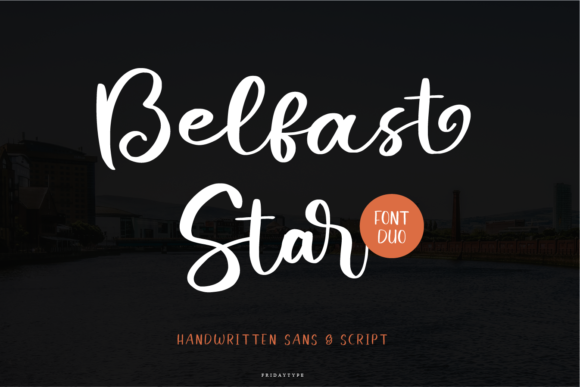 Belfast Star: Romantic Script Handwritten Font for Crafters