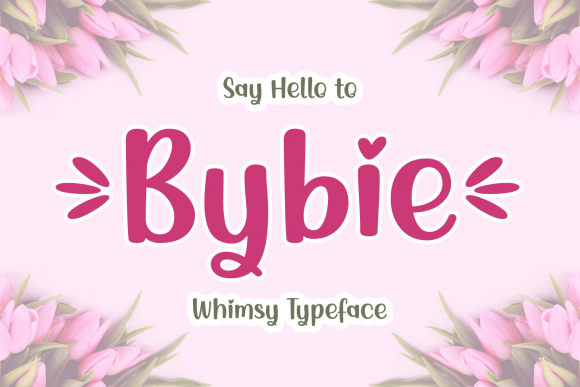 Bybie: A Whimsical Script Font for Romantic Editorial Design
