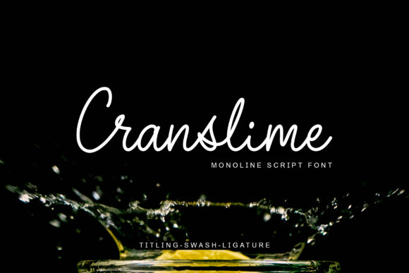 Cranslime Script Font for Elegant Brand Identity