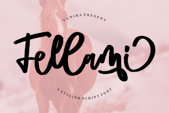Fellami: A Warm, Romantic Script Handwritten Font for Creative Projects