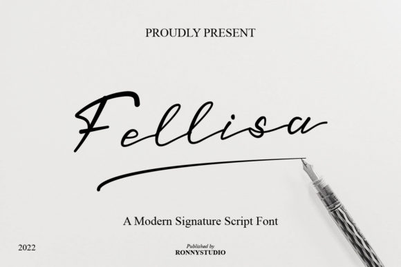 Fellisa Font: A Luxury Script for Campaign Design