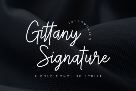 Gittany Signature: A Romantic Script Handwritten Font for Digital Branding