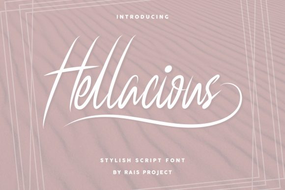 Hellacious: A Dainty Script Font for Romantic Branding