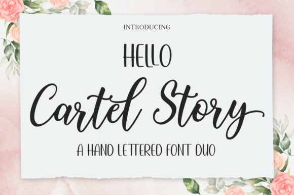 Hello Cartel Story Font for Elegant Yet Casual Branding