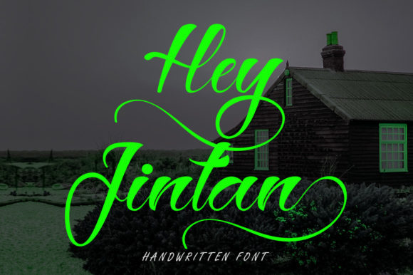 Hey Jintan: A Refined Script Font for Small Business Branding