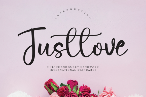 Justlove Script Font for Warm, Polished Branding