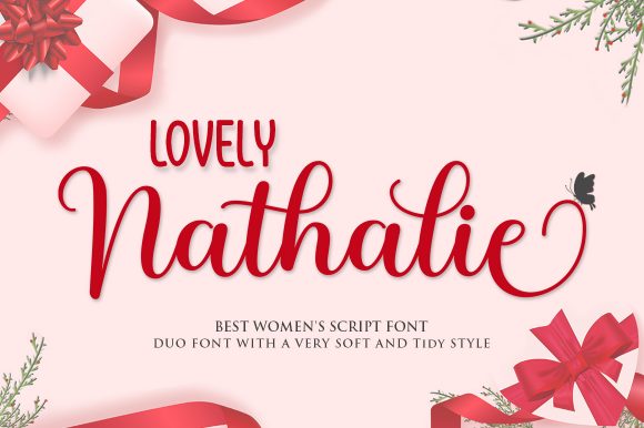 Lovely Nathalie: A Script Handwritten Font for Editorial Warmth