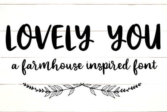 Lovely You Script Font for Small Business Branding