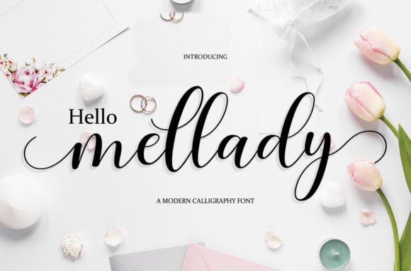 Mellady: A Romantic Script Handwritten Font for Branding