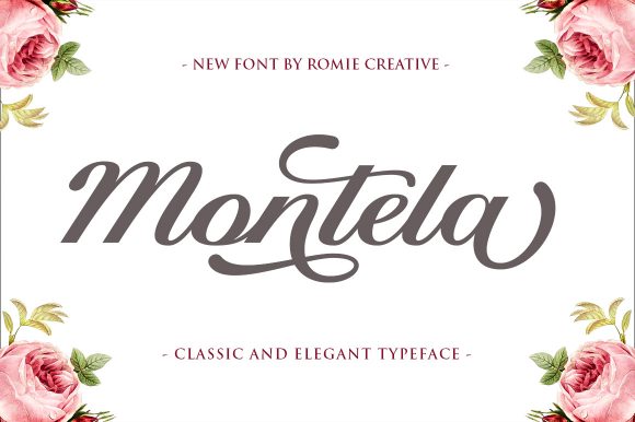 Montela Script Font for Elegant Digital Branding