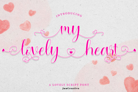 My Lovely Heart: A Refined Script Handwritten Font for Thoughtful Design