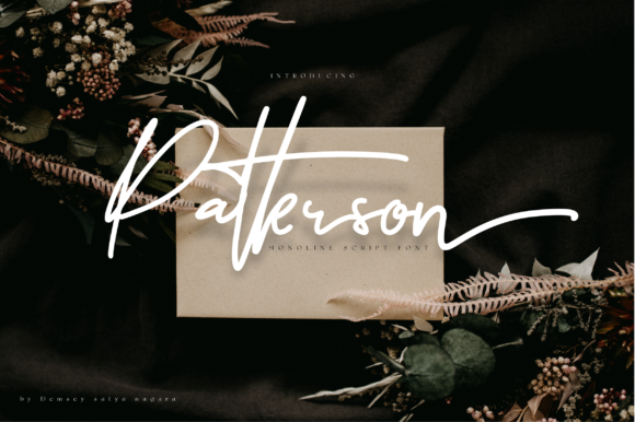 Patterson Script Font for Playful, Polished Branding