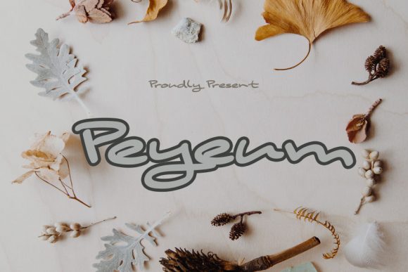 Peyeum: A Simple, Cool Cursive Script Font for Editorial Warmth