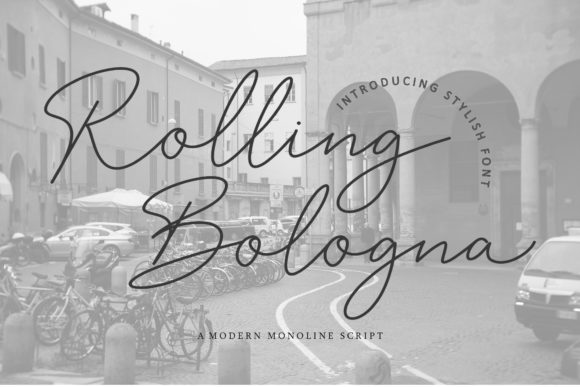 Rolling Bologna: A Delicate Script Font for Polished Branding