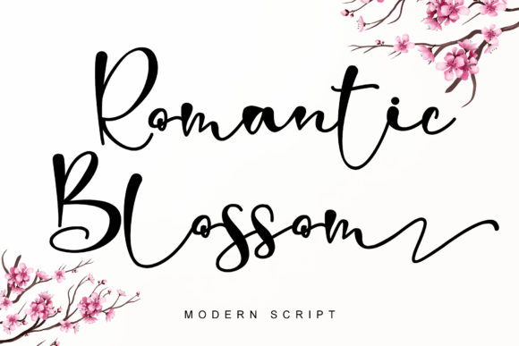 Romantic Blossom: A Classy Script Font for Small Business Branding