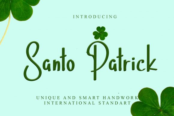 Santo Patrick Script Font for Warm, Polished Branding