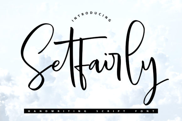Setfairly: An Elegant Script Handwritten Font for Editorial Design