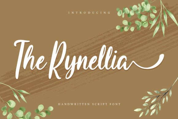 The Rynellia: A Romantic Script Handwritten Font for Real Branding
