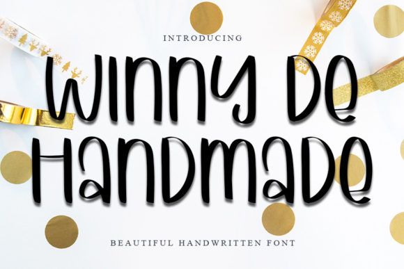 Winny De Handmade Font for Small Business Branding