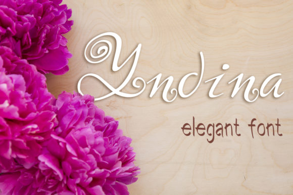 Yndina: Elegant Script Handwritten Font for Digital Branding